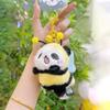 Cartoon Bumblebee Cute Panda Plush Keychain Gifts Collectors Carry Everyday