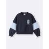Gu By Uniqlo Kids Boa Sleeve Sweatshirt Pocket Piece