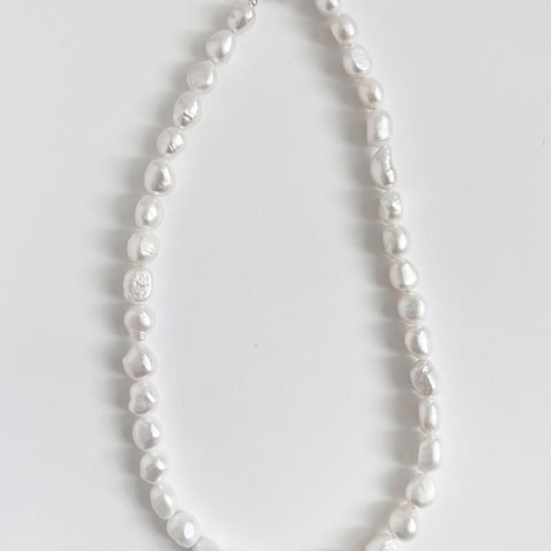 August Harmony 92.5% Classic Baroque Pearl Necklace