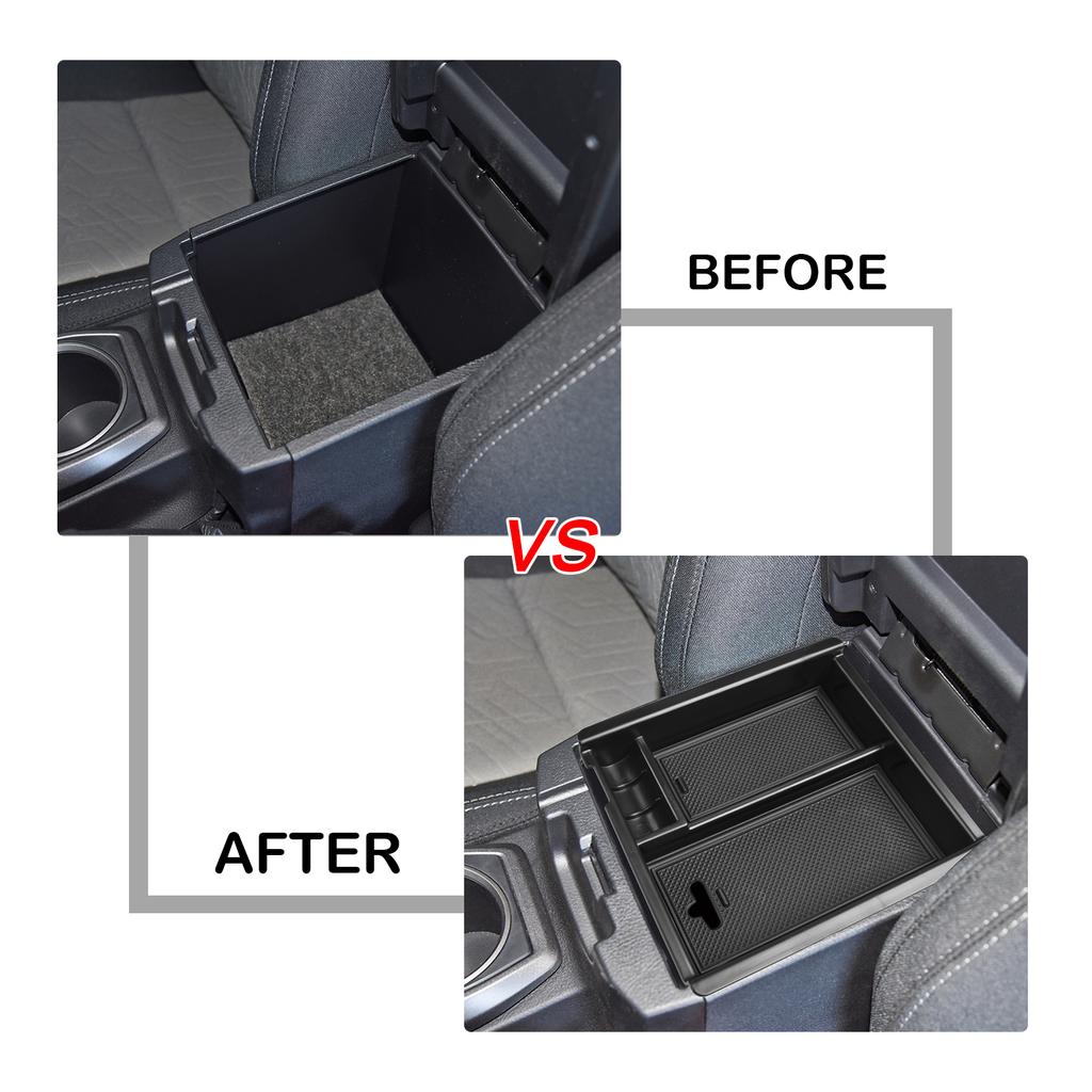 Armrest Hidden Box for Toyota Tacoma 2016 2017 2018 2019 2020 2025 2025 2025 Center Console Organizer Tray Armrest Storage Box