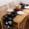 Хэллоуин Настольная салфетка Скатерть Фестиваль призраков Хоррор Вечеринка Настольное украшение Настольный флаг