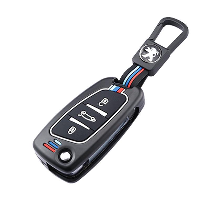 Чехол для ключа Dongfeng Peugeot для моделей 207, 301, 308, 408, 508 и 3008 с логотипом.