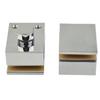 Glass Door Lock Floor Latch Lock Bolt For Home Bathroom Toilet Shop No Punching Single Door Ground Lock Zinc Alloy Hardware