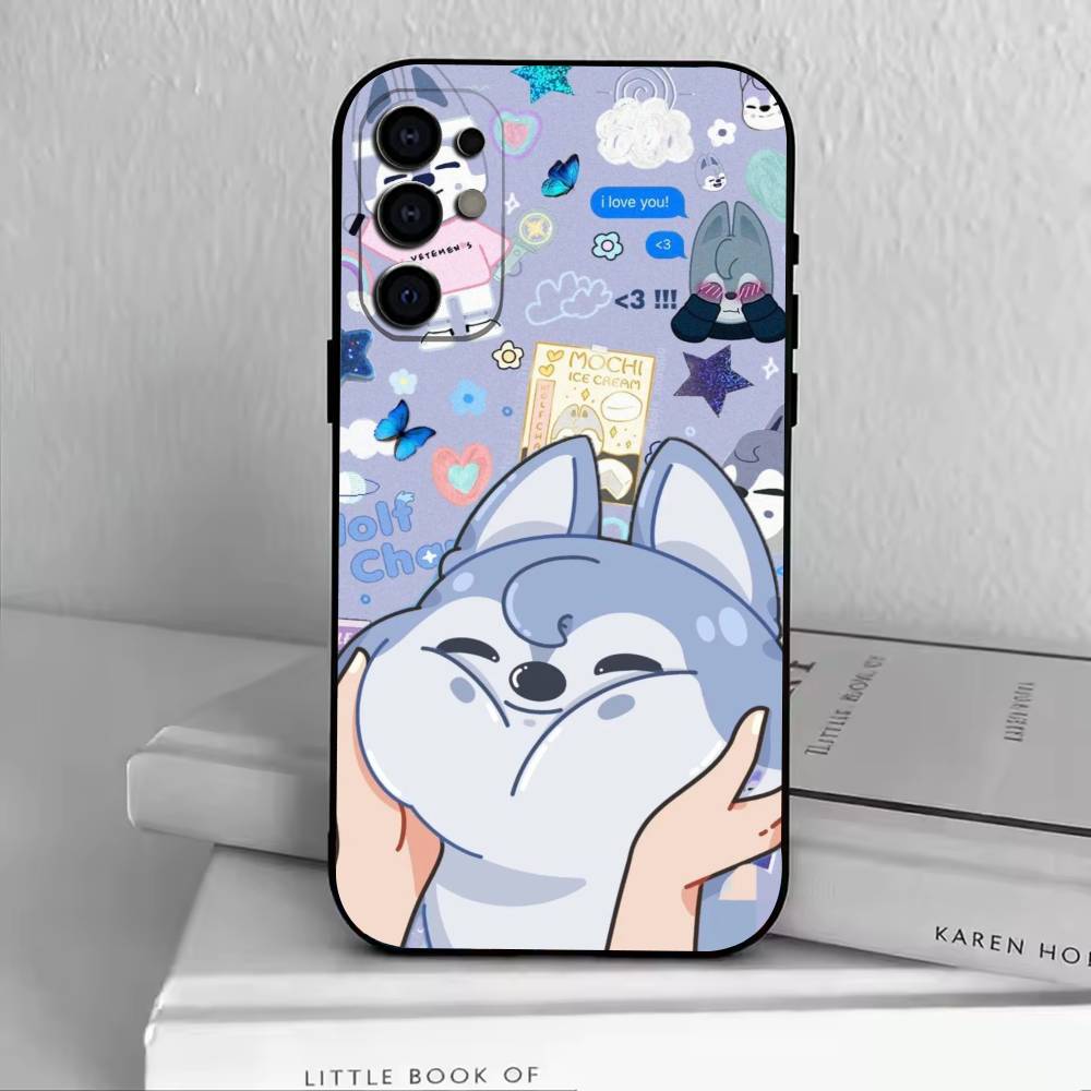 SK-SKZOO Stray Kids-s Чехол для телефона Samsung S25,S24,S21,S22,S23,S30,Ultra,S20,Plus,Fe, Мягкий силиконовый Черный чехол