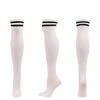 Autumn Winter Solid Color Stripes Print 20 Colors Over Knee Thigh Socks Women Girls