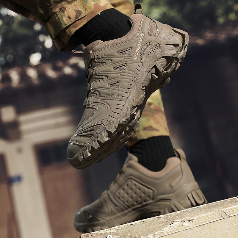Новые мужские тактические ботинки, боевые, противоскользящие, брендовые, рабочие, защитные, дышащие, армейские ботинки спецназа, мужская военная мотоциклетная обувь