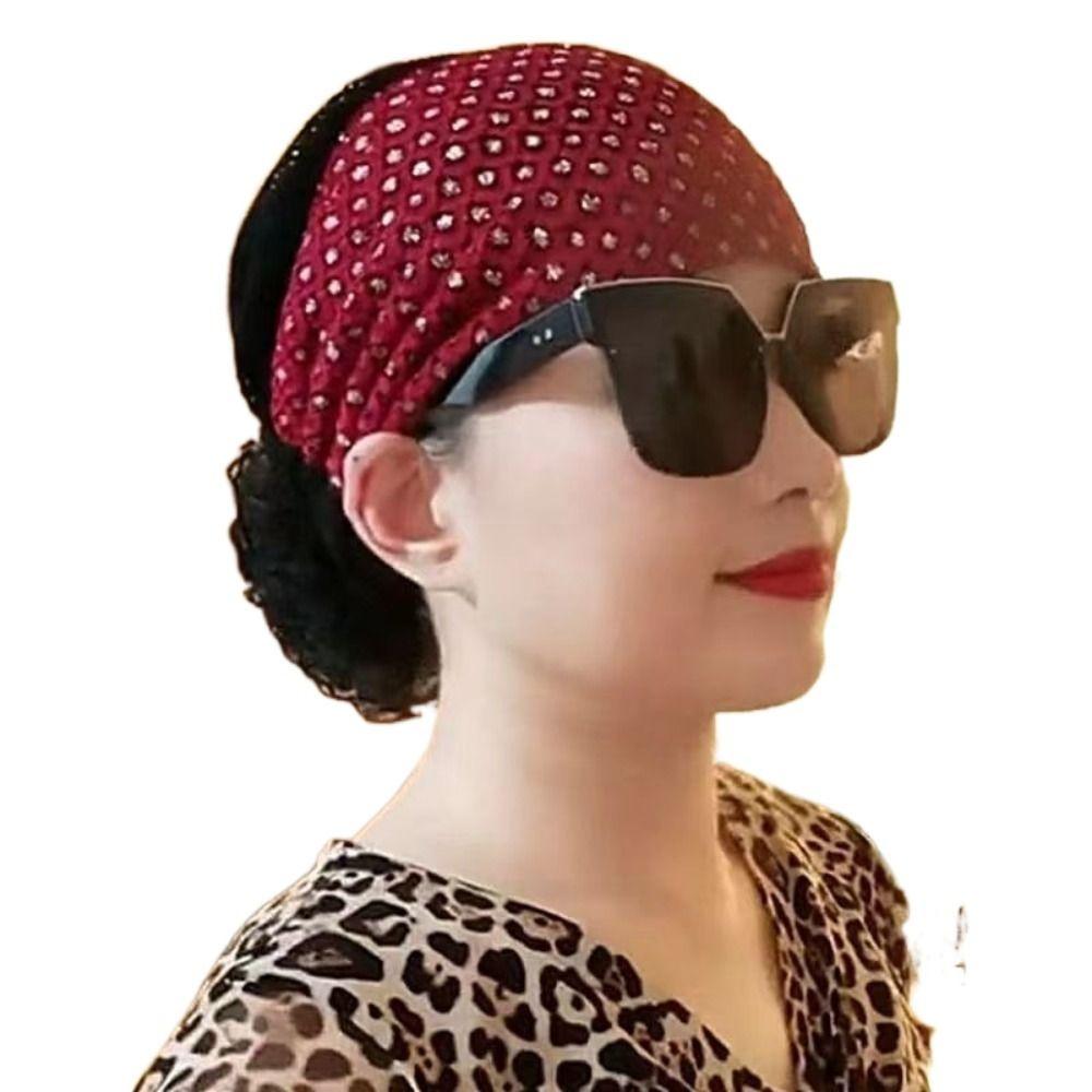 Elegant Headscarf Breathable Hair Cover Cap Fashion Head Wraps  Women