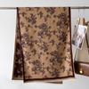 Winter Women's Retro Warm Shawl Elegant Floral Scarf Women Thick Blanket Wrap Tassel Female Long Scarf