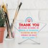 "Being A Part" Thank You Keepsake - Versatile Acrylic Desk Gift for Professionals