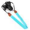 Uccellino Dot Camera Colorful Neck Cute Adjustable Shoulder Strap with Buckle Strap, Strap, (Blue)