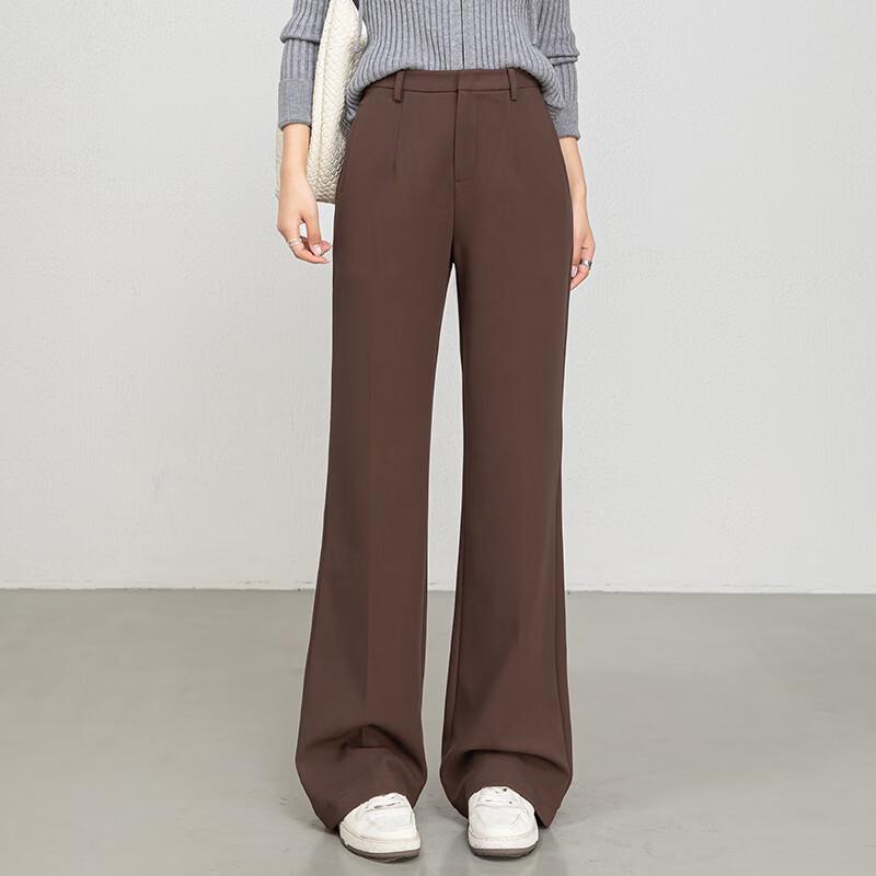 Women's High-Waist Micro-Flare Trousers