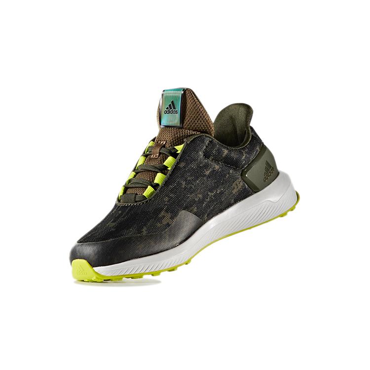 adidas Rapidarun Uncaged Wide K Нескользящие Амортизирующие Дышащие Низкие Детские Беговые Кроссовки Оливково-зеленый Детские CP9844
