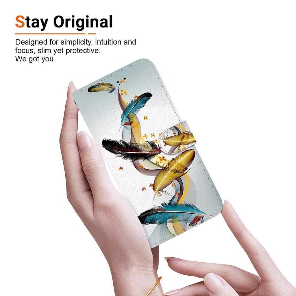 For Samsung Galaxy S26 Ultra Case Pattern Printing Leather Flip Wallet Phone Cover with Lanyard