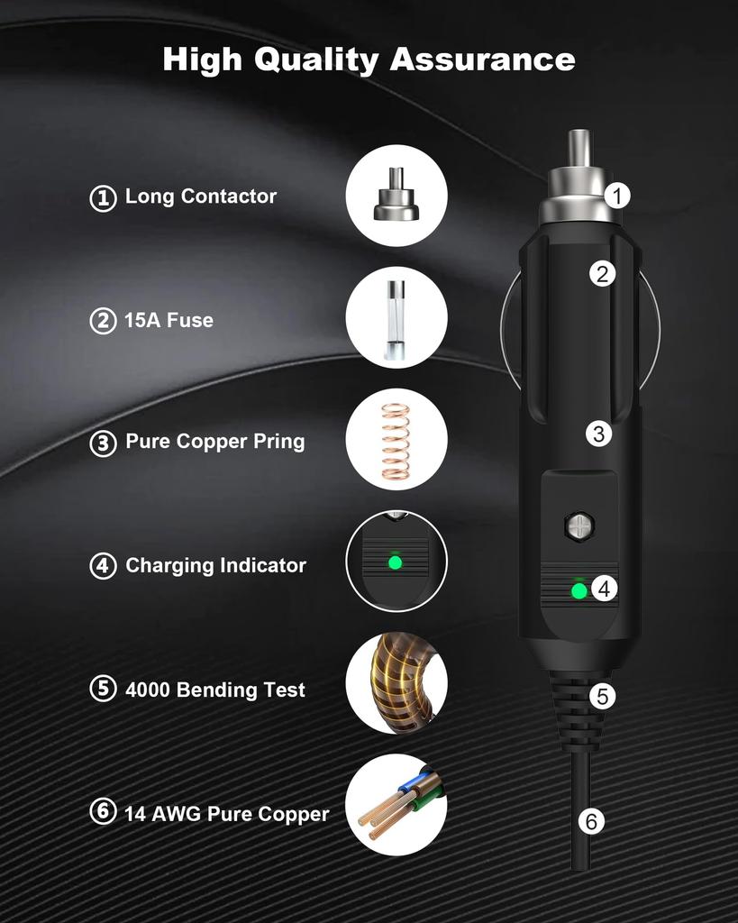 NOCO Boost UltraSafe Пусковое устройство 14В4А Автомобильный адаптер Автомобильное зарядное устройство GB70 GB150 GB250+