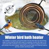 70 Вт Нагреватель для ванн для птиц, размораживатель для мелководных прудов, термостатически управляемый зимний уличный водонагреватель для перил балконов, ванн для птиц