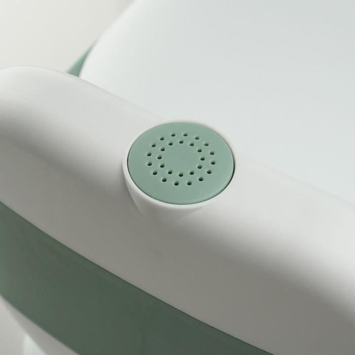 Mini Toilette - THERMOBABY - Vert Sauge - Confortable Avec Bruit De Chasse D'eau