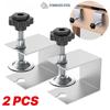 2Pcs Woodworking Jig Cabinet Tool Steel Drawer Panel Clips  Home Furniture Accessories Front Installation Clamps Hand Tool