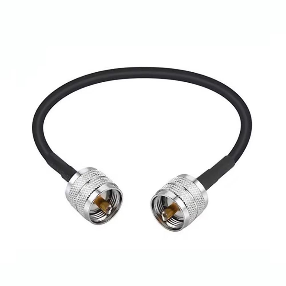 30cm/50cm/1m UHF Male to Male Connector Brass Copper RF Coaxial Pigtail Jumper Adapter