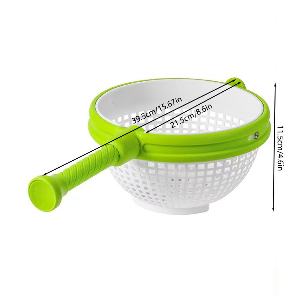 Салатная сушилка для овощей Кухонная мойка для овощей Центробежный отжим Корзина для слива воды