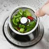 Фильтр для кухонной мойки Сетчатые фильтры для раковины из нержавеющей стали Кухонные принадлежности Сливные отверстия для пола в ванной Улавливатель волос Фильтр-заглушка для отходов