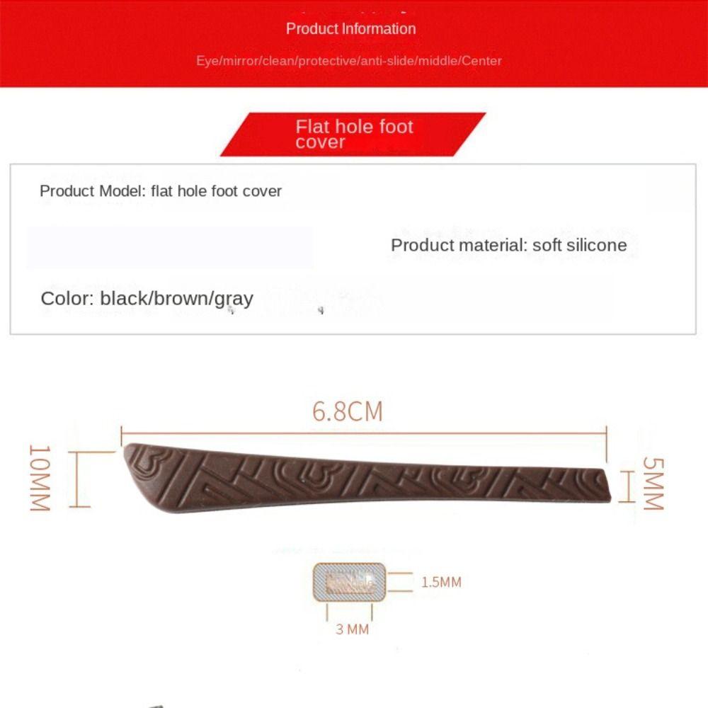 Eyewear Retainer Holders Silicone Glasses Anti-slip Sleeves Silicone Anti Slip Ear Hook  Men Women