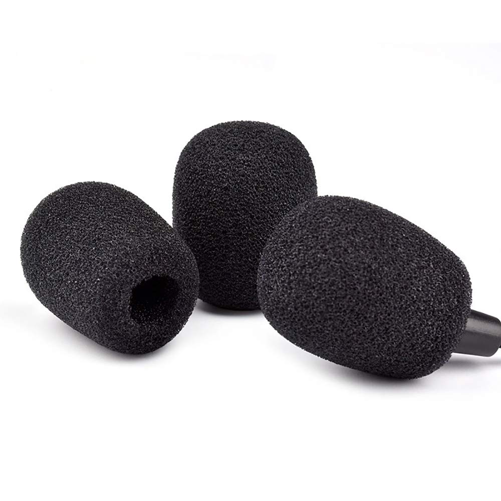 SHULLIN Microphone Sponge 10pcs 30mm Black MS-30