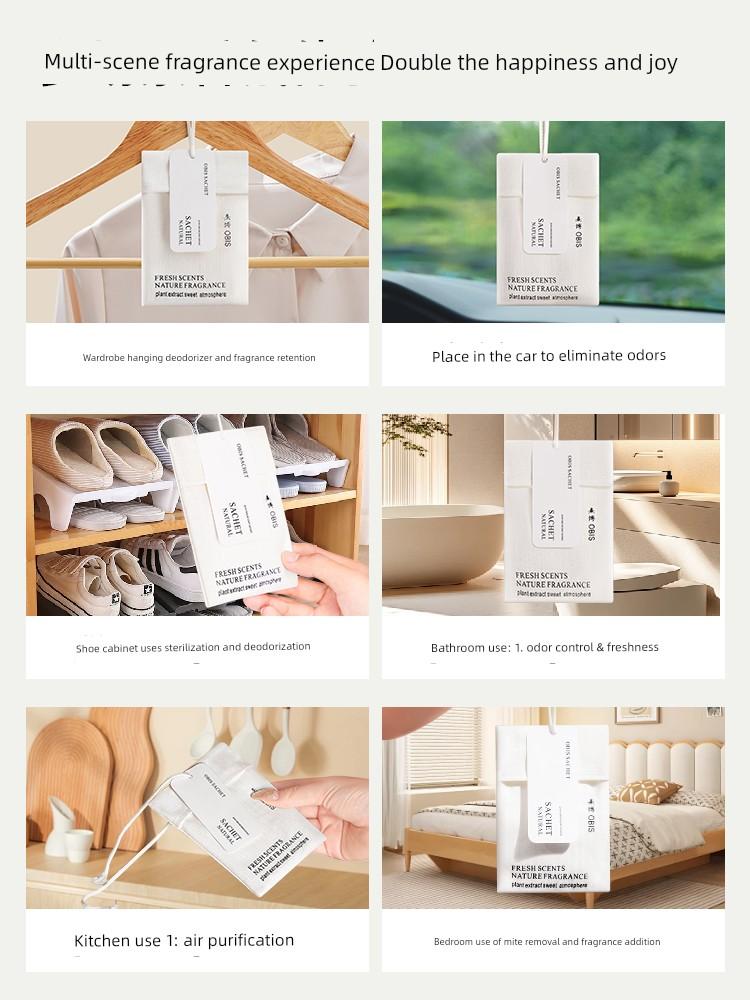 Lavender Sachet for Wardrobe, Special Fragrance Bag for Clothes, Long-Lasting Scent for Closet, Suitcase, and Garments Wd