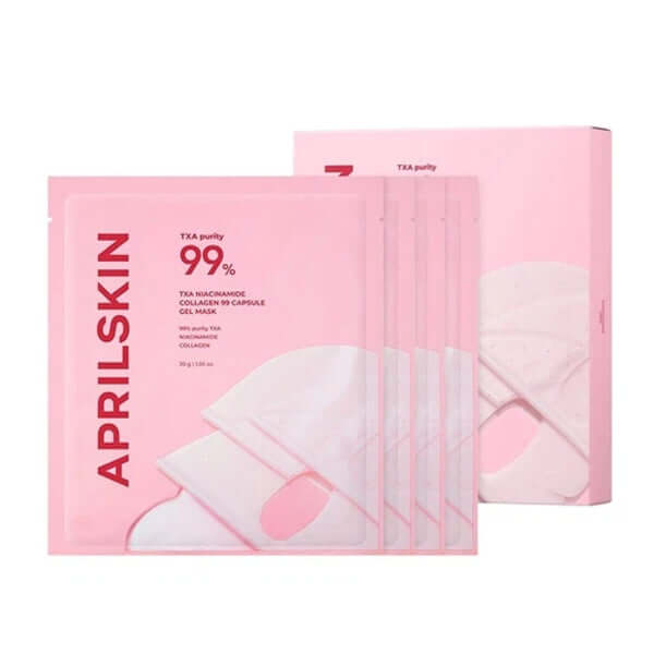 Aprilskin TXA Ниацинамид Коллаген 99 Капсульная Гелевая Маска - 1 шт. (4шт)