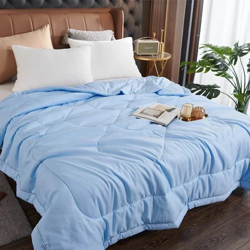 Summer Mulberry Silk Quilts Blankets Bedroom Cooling Air Conditioner Quilt Comforter Bedspread Twin Queen King Bedding Quilts