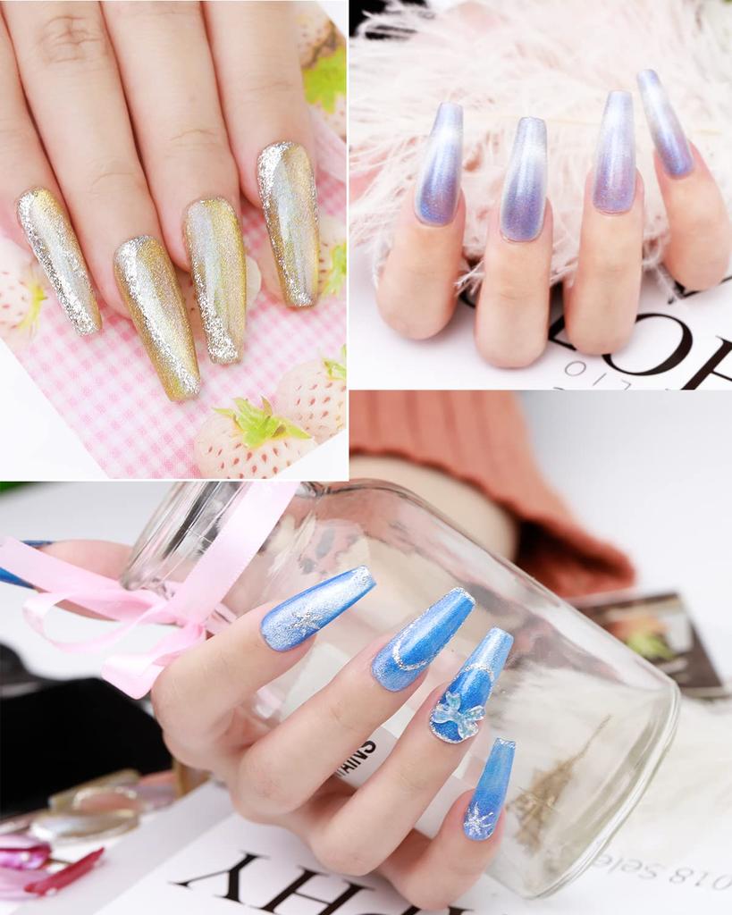 Biutee Магнитный гель для век 6 цветов 8 мл с магнитом Aurora Nail Color Gel Nail Cat's