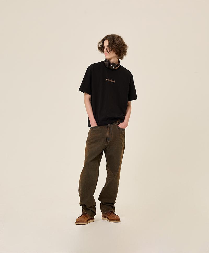 NUUKFITTER Heavy Cotton Logo T-Shirt [Black]