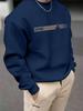 Повседневная свободная мужская модная осенне-зимняя толстовка с круглым вырезом и принтом с буквами Futune