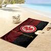 Пляжное полотенце Eintracht Frankfurt, Большое, Мягкое, Быстросохнущее, для Пляжа, Кемпинга, Плавания