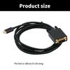 USB C To VGA Cable 31inch High Resolution Type C To VGA Male Converter Cable for Monitor and Projector