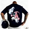2026 Summer Dragon Ball Majin Buu Ghost T Shirt Family Matching Outfits Anime Graphic Tees Men Women Kids Casual Streetwear Tops