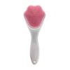 Silicone Face Scrubber Handheld Cat Paw Design Facial Cleansing Brush for Exfoliating Massaging Blackheads Removal Boby Lotion Application