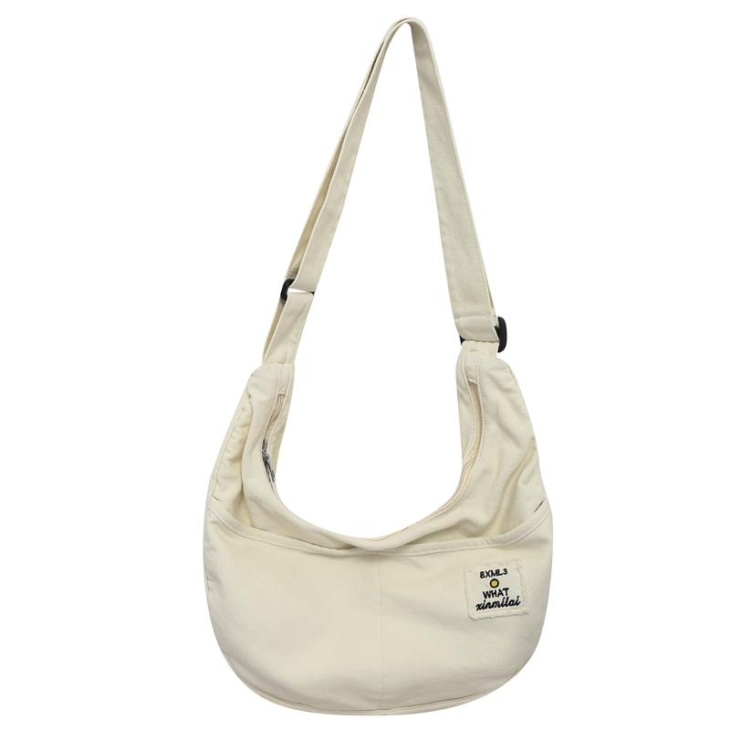 Новая модная женская сумка через плечо, мужская однотонная парусиновая сумка большой вместимости для покупок, сумки через плечо, дорожная школьная сумка-мессенджер