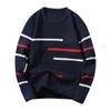 Fashion Casual Long Sleeve Round Neck Men'S Sweater Loose Pullover