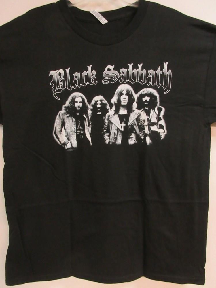 Официальный мерч BLACK SABBATH МАСШТАБ 2017 МУЗЫКА КОНЦЕРТА ГРУППЫ Футболка унисекс 2XL / XXL