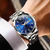 Top Brand Watch Men's Trendy Business High Quality Steel Belt Chinese English Dual Calendar MaleFashion Quartz Wristwatches