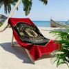 Raw MUFC Passion Print Beach Towel, Large Soft Quick Dry Towel for Beach Camping Swimming