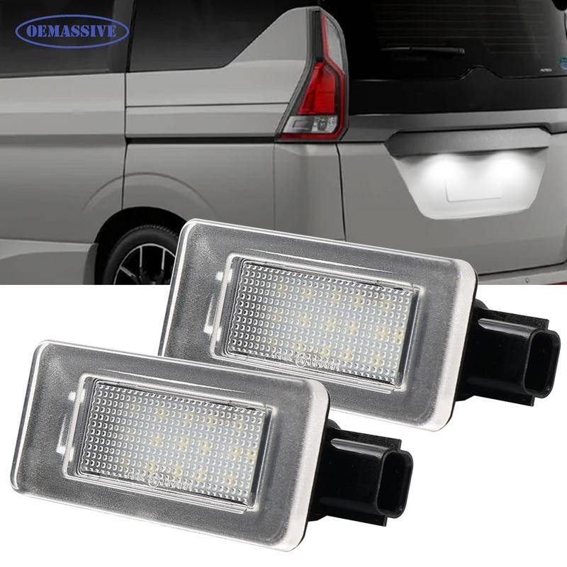 For Nissan Serena C27 Rogue -2024 2016- Waterproof 6000K License Plate Lamp Lights 265108990E Rear Tag Bulb Replacement