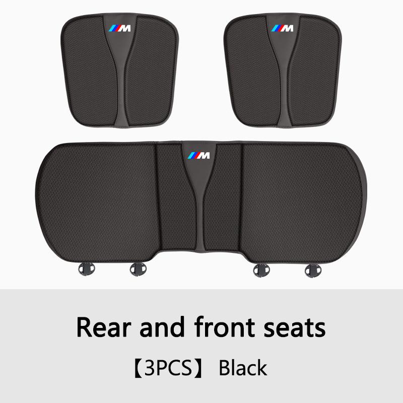 Soft Car Seat Cushion PU Leather Ventilated All Season Seat Cushion Covers For BMW E46 E39 E38 E90 E60 E36 F30 interior sticker
