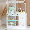 Children's Wooden Simulation Coffee Shop Kitchen Utensils Wooden Children's Toys Simulation Sales Selling Table Play House