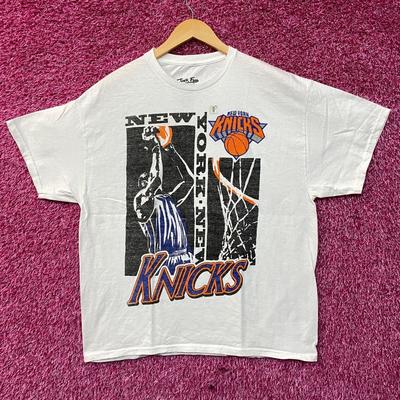 Junk Food Clothing Нью-Йорк Никс Прыжок Бросок Футболка Большая Унисекс Футболка