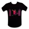 Pink Interactive Lighted Equalizer DJ T-shirt Size M