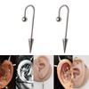 Durable Stainless Steel U Shape Ear Bone Studs Punk Fashion Jewelry For Women Lightweight Comfortable Multiple Colors For Daily Wear