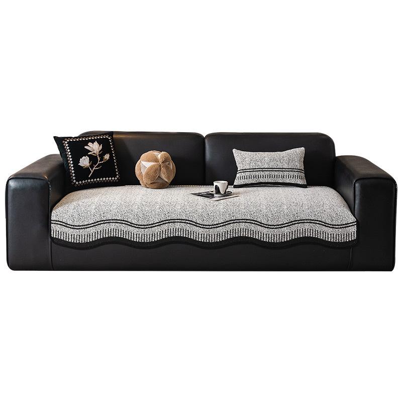 Special-Shaped Sofa Cushion Universal In All Seasons New Sofa Seat Cushion Non-Slip Straight Row Light Luxury High-End Cover Cloth Towel