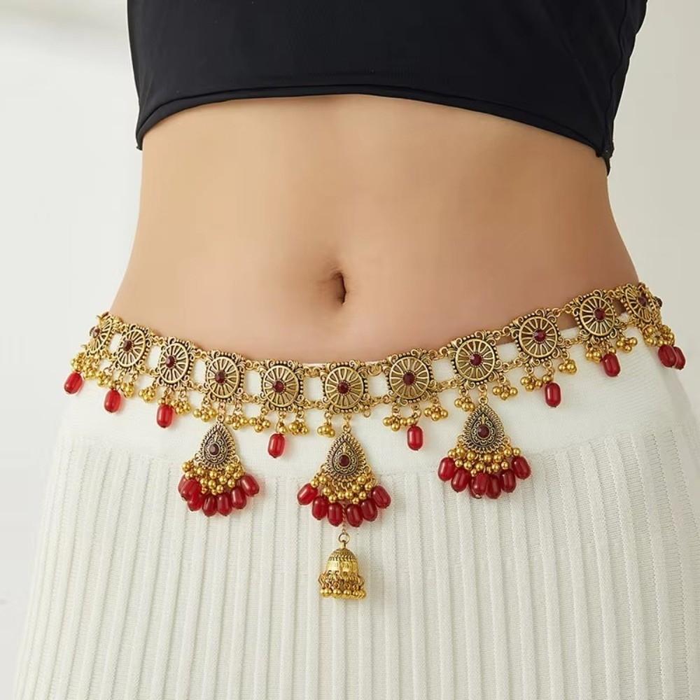 Handmade Waist Chain Bohemian Ethnic Body Jewelry New Resin Beads Chain Women