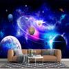 Galaxy Wall Mural Stars Outer Space Wallpaper For Bedroom Living Room Galaxy Ceiling Mural